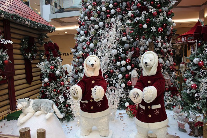 Shopping Anália Franco encanta com decoração “Natal Bois de Rose”