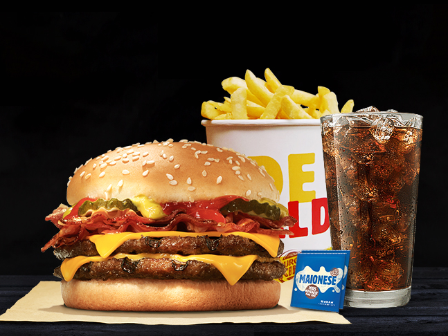 Burger King responde refil de fritas do McDonald’s com balde!!