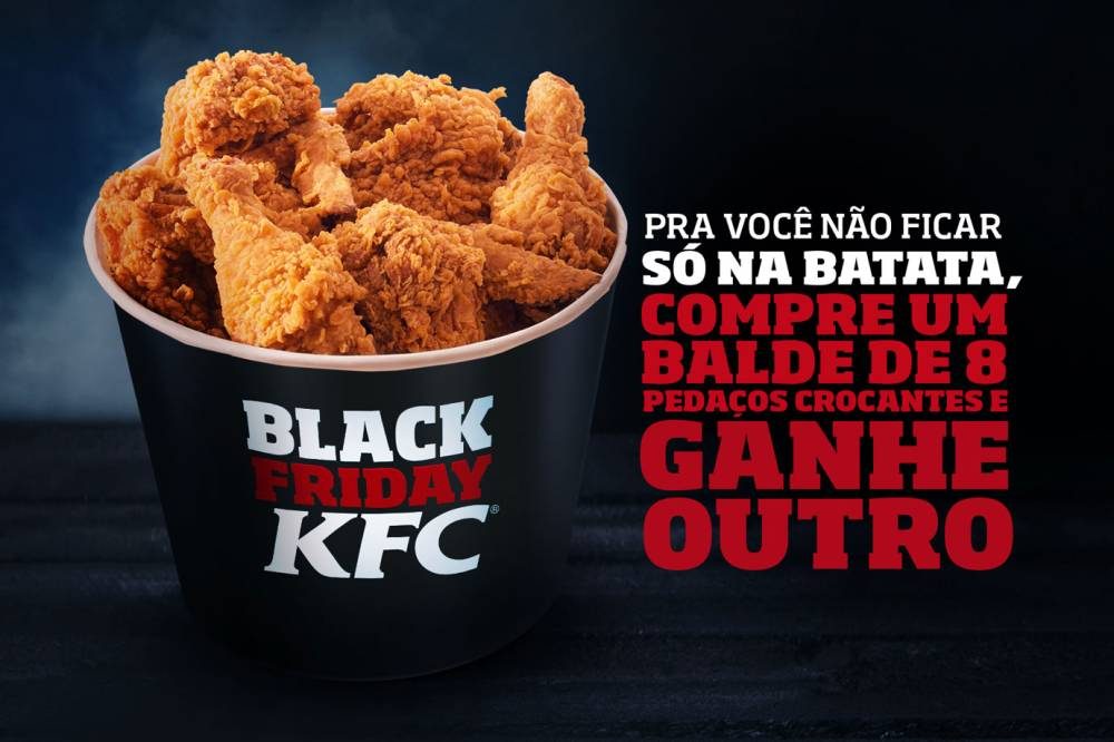 Black Friday: KFC provoca McDonald’s e Burger King com promoção