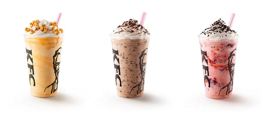 Pipoca Doce, Choco Crisp e Cookie & Morango: KFC lança novos sabores de Milk-Shakes