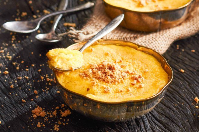 Receita de Curau de Leite de Côco com Paçoca