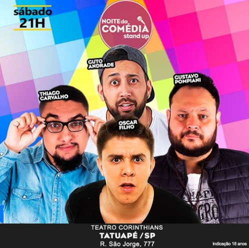 NOITE DA COMÉDIA STAND UP- Teatro OMNI