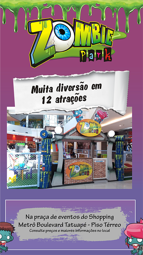 Complexo Tatuapé recebe o Zombie Park