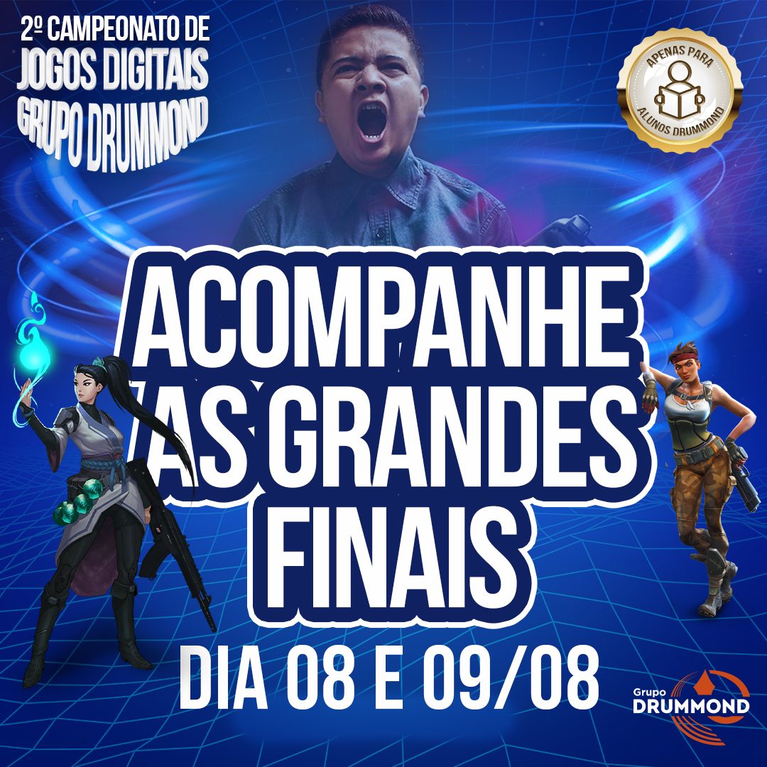 Grupo Drummond promove 2º Campeonato de Jogos Digitais para seus alunos