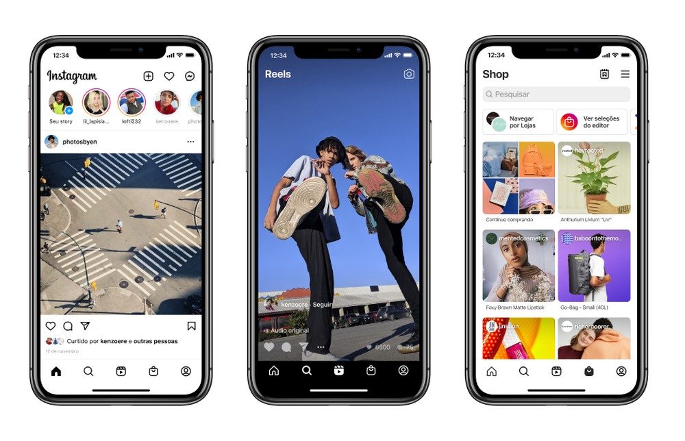 Instagram está de cara nova e muda espaço para curtidas