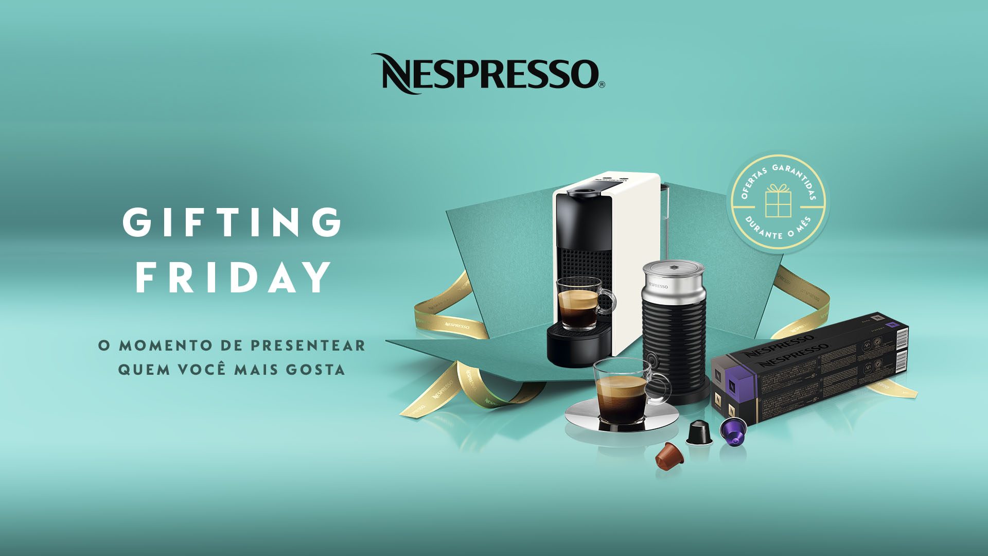 Nespresso traz descontos de até 50% e antecipa a época de presentear