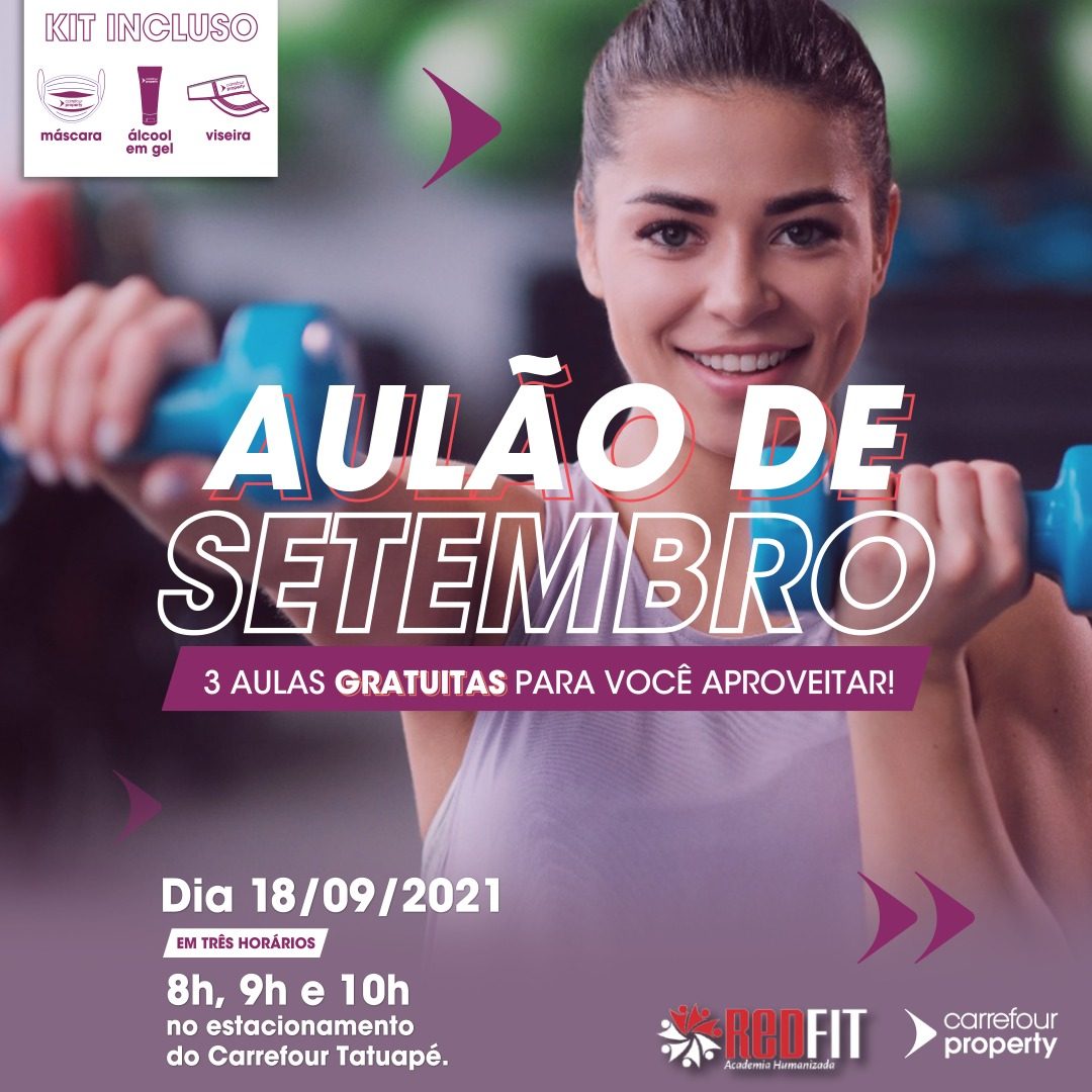 Carrefour Property promove aulas gratuitas com exercícios físicos no Tatuapé