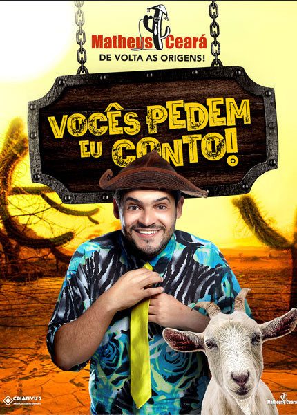 Matheus Ceará Vocês Pedem Eu Conto no Teatro Eva Wilma