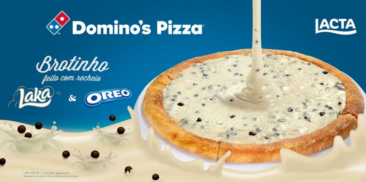 Domino’s Pizza lança brotinho LAKA OREO®️