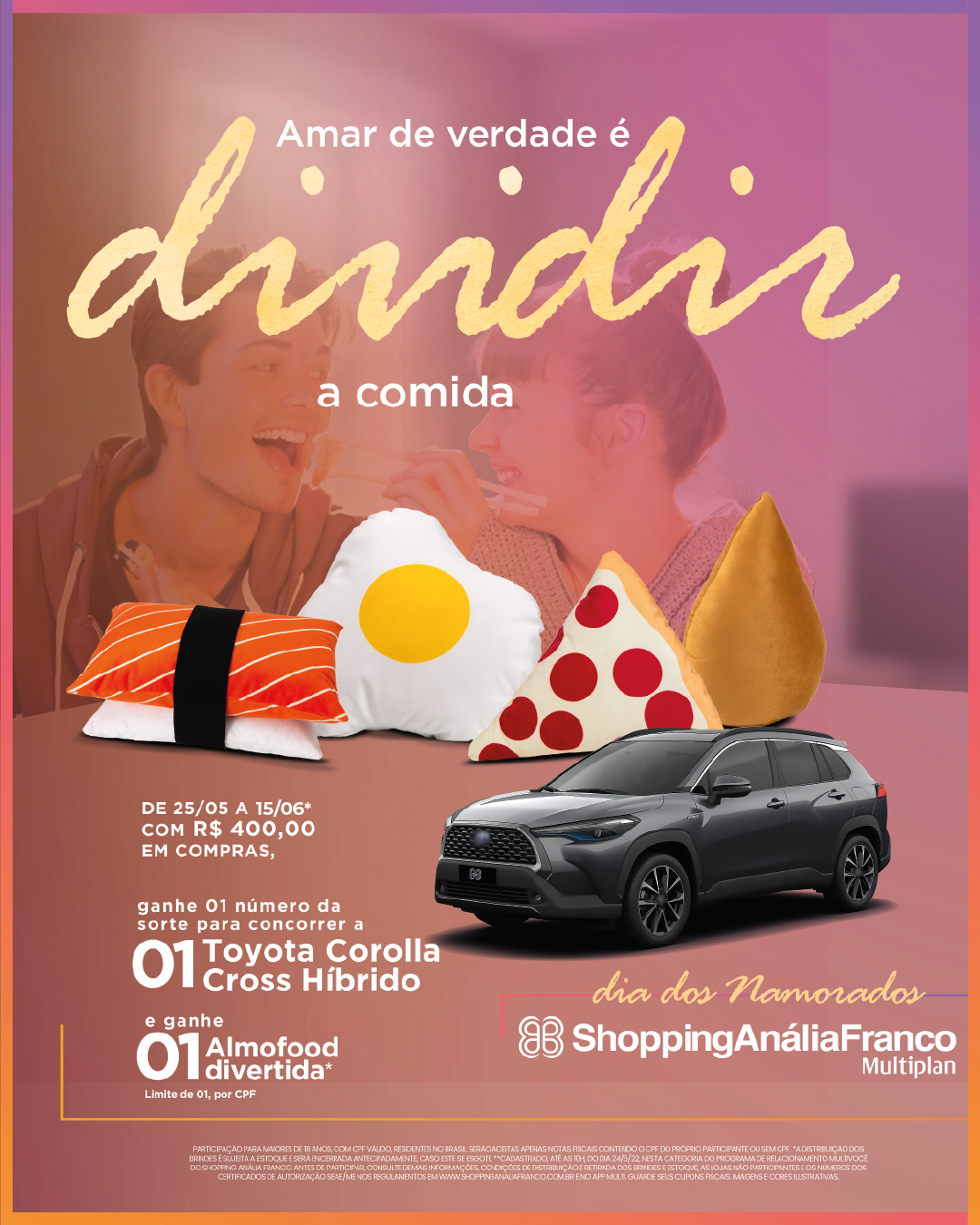 Dia dos Namorados do Shopping Anália Franco tem “Compre e Ganhe” temático