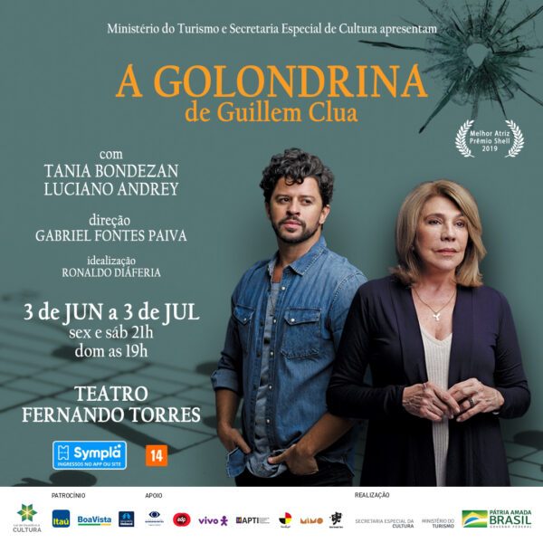A GOLONDRINA de Guillem Clua  no Teatro Fernando Torres