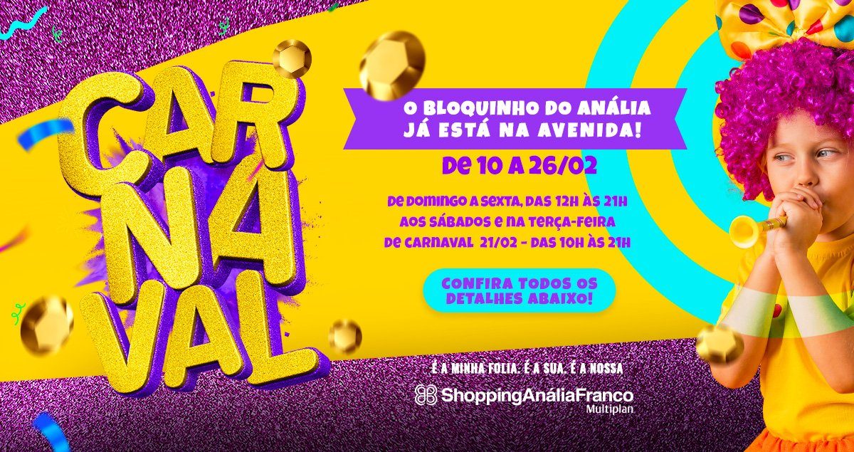 O Carnaval do Anália começou!