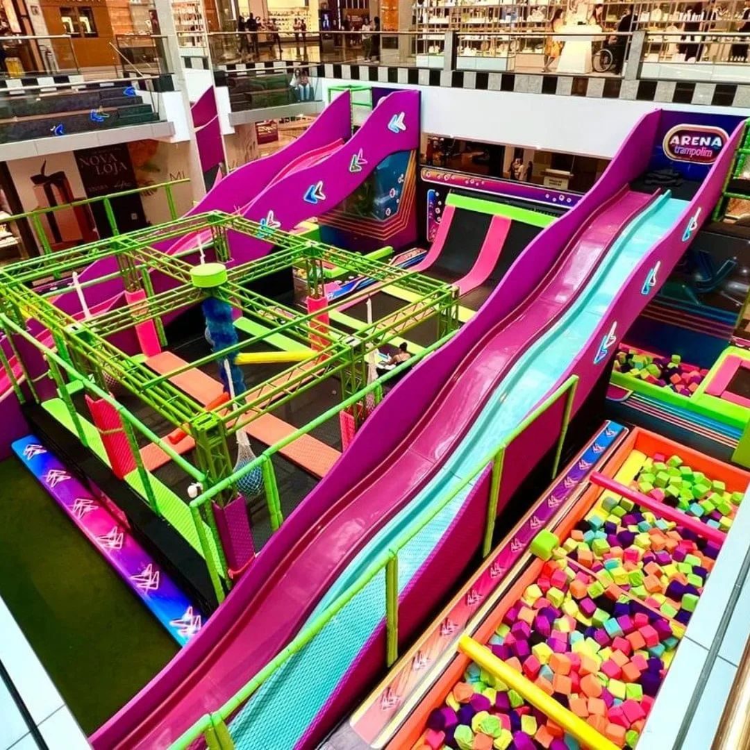 Shopping Anália Franco inaugura Arena Trampolim, diversão para todas as idades