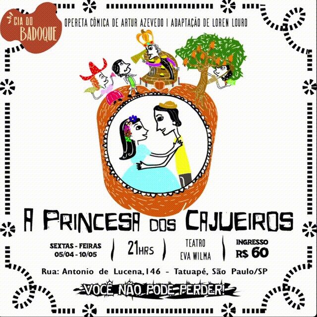Espetaculo A Princesa dos Cajueiros no Teatro Eva Wilma