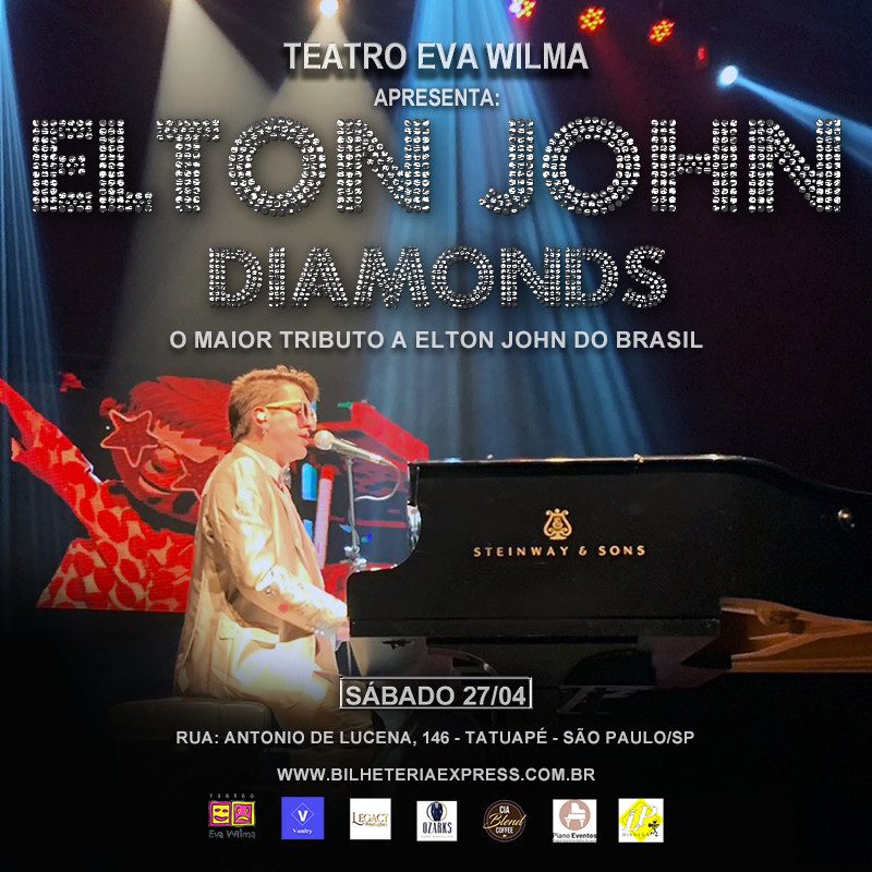 Espetaculo Elton John Diamonds no Teatro Eva Wilma