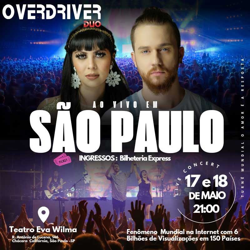 Overdriver Duo no Teatro Eva Wilma