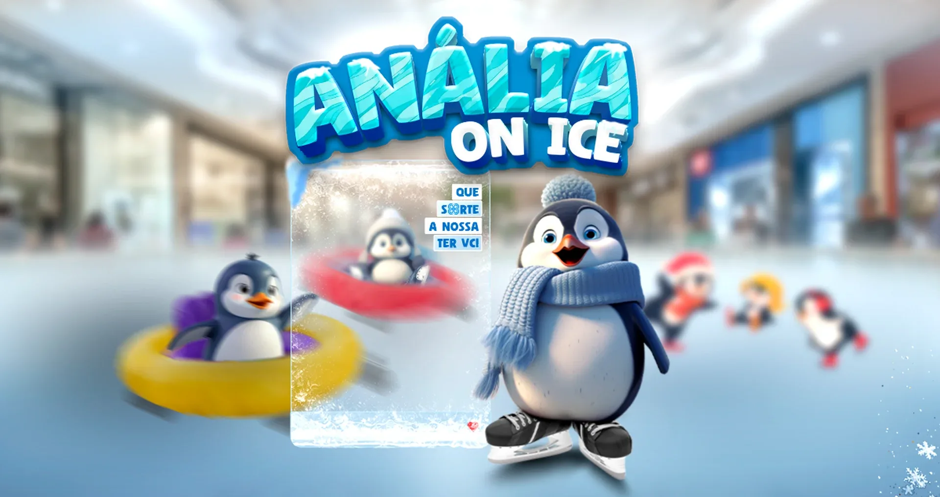 Anália on Ice – Patinação no Gelo e Ice Bumper no Shopping Anália Franco