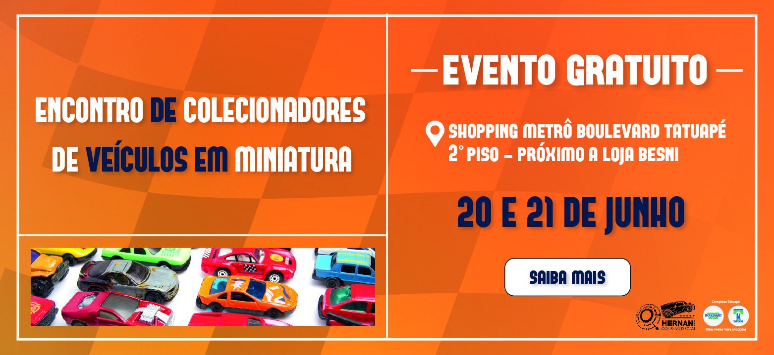 Colecionadores e fãs de automobilismo têm programação especial no Boulevard Tatuapé