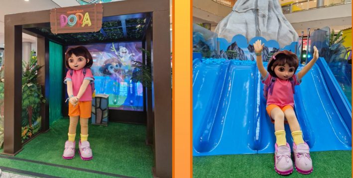 “Dora, a Aventureira” ganha circuito oficial gratuito com mais de 10 desafios no Complexo Tatuapé