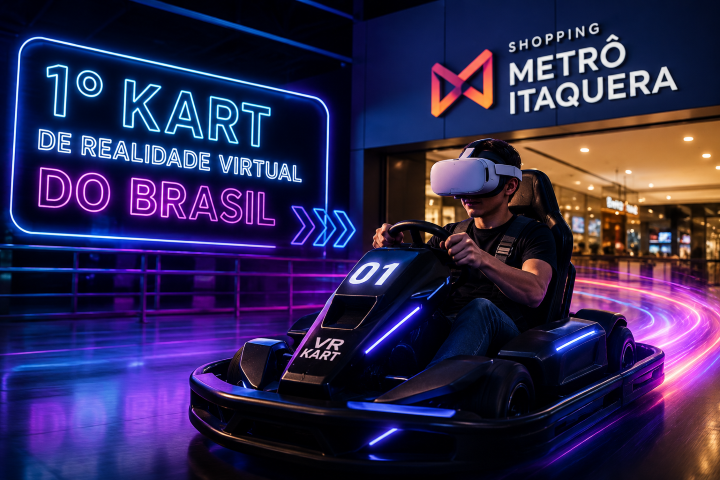 Shopping Metrô Itaquera recebe primeiro kart de realidade virtual do Brasil