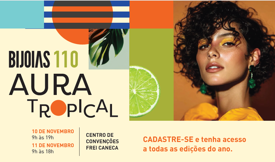 BIJOIAS 110 traz tendências do Alto Verão 2027 ao Centro de Convenções Frei Caneca